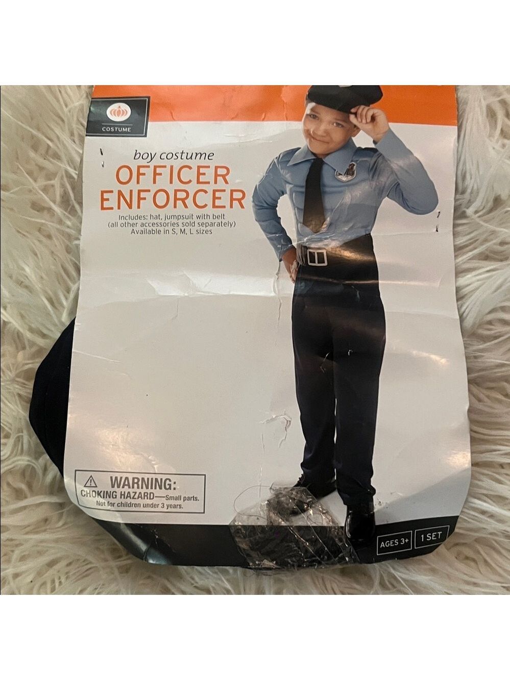 Officer Enforcer Boy Costume